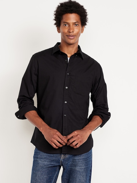 Slim Fit Everyday Shirt - Black Jack
