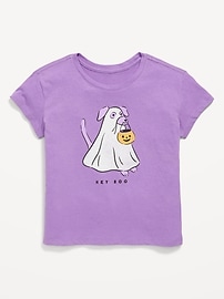 Image number 1 showing, Short-Sleeve Graphic T-Shirt for Girls