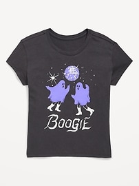 Image number 1 showing, Short-Sleeve Graphic T-Shirt for Girls