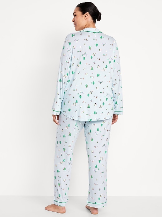 Image number 8 showing, Sunday Sleep Knit Jersey Pant Set