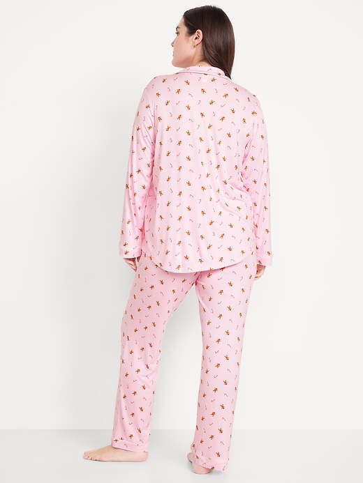 Image number 6 showing, Sunday Sleep Knit Jersey Pant Set