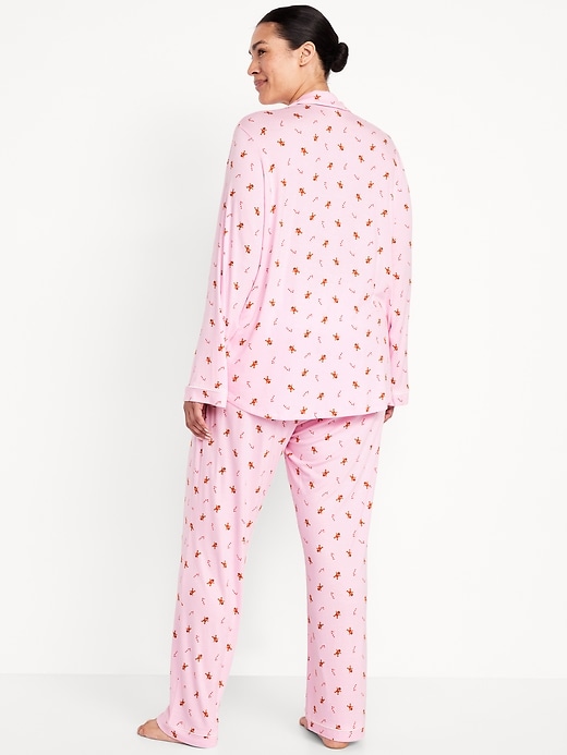 Image number 8 showing, Sunday Sleep Knit Jersey Pant Set
