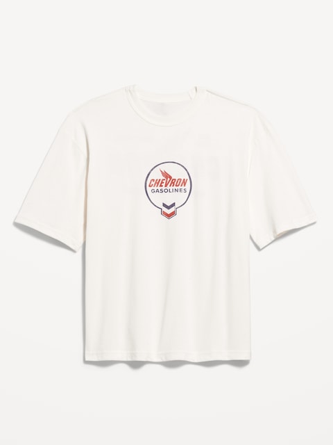 Chevron™ Cropped T-Shirt - Sea Salt