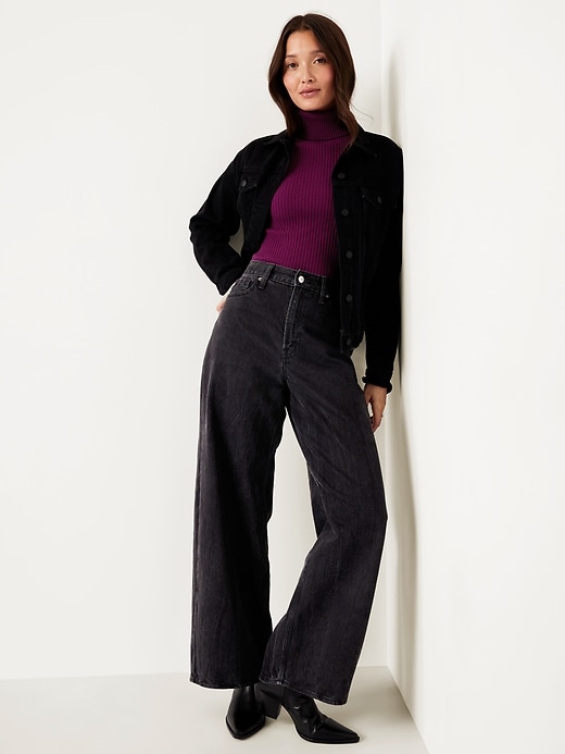 Image number 3 showing, SoSoft Lite Rib Turtleneck Sweater