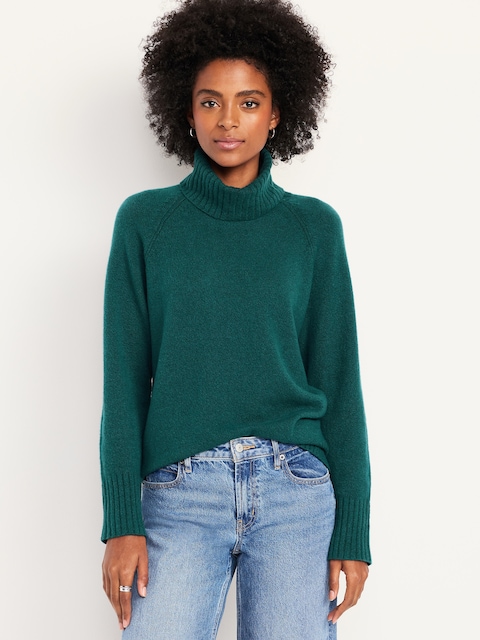 SoSoft Turtleneck Sweater - Jet Stream
