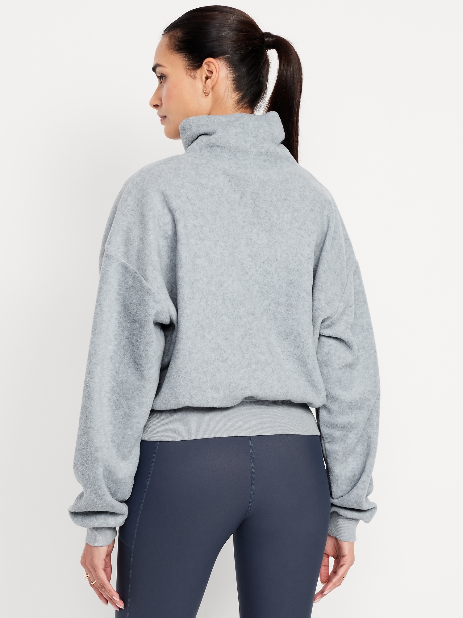 Oversized Performance Microfleece Sweatshirt