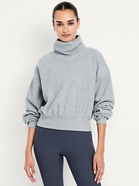 Image number 1 showing, Oversized Performance Microfleece Sweatshirt