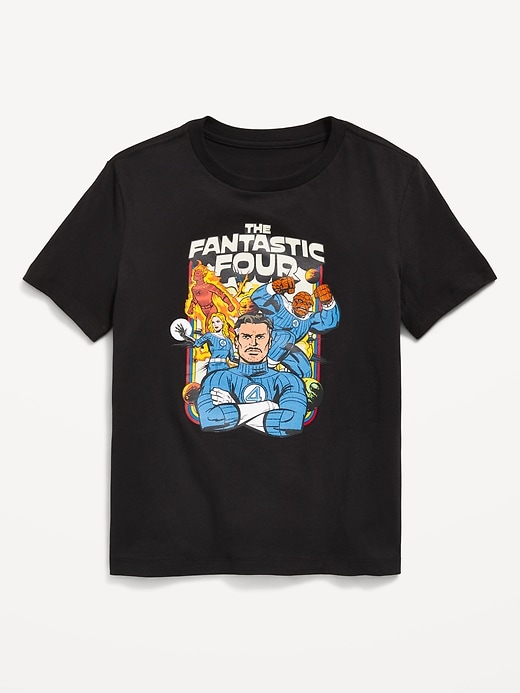 Image number 1 showing, Marvel™ Fantastic Four Gender-Neutral Graphic T-Shirt for Kids