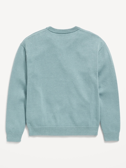 Image number 3 showing, Crew-Neck Sweater for Boys
