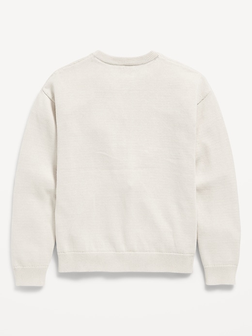 Image number 3 showing, Crew-Neck Sweater for Boys