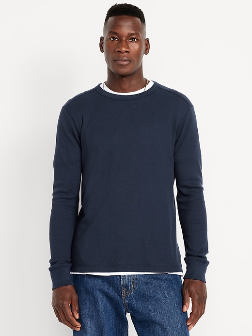 Image number 1 showing, Waffle-Knit T-Shirt
