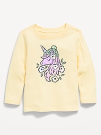Image number 1 showing, Long-Sleeve Graphic T-Shirt for Toddler Girls