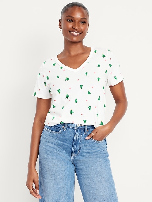 Image number 1 showing, EveryWear V-Neck T-Shirt