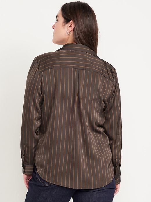 Image number 6 showing, Satin Button-Down Shirt