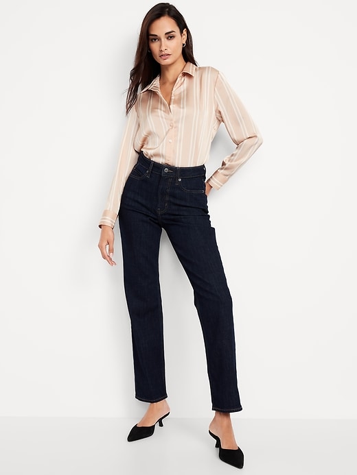 Image number 3 showing, Satin Button-Down Shirt