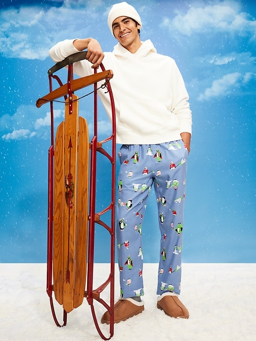 Image number 1 showing, Flannel Pajama Pants for Men