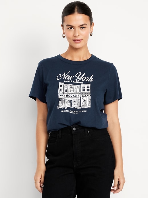 Image number 5 showing, EveryWear Crew-Neck Graphic T-Shirt