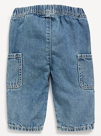 Image number 2 showing, Baggy Barrel-Leg Cargo Jeans for Baby