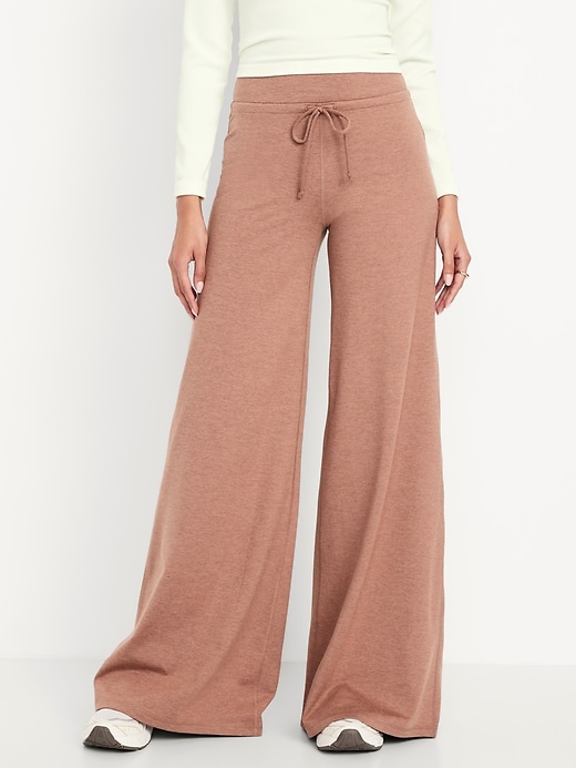 Image number 1 showing, Extra High-Waisted CloudComfy Wide-Leg Pants