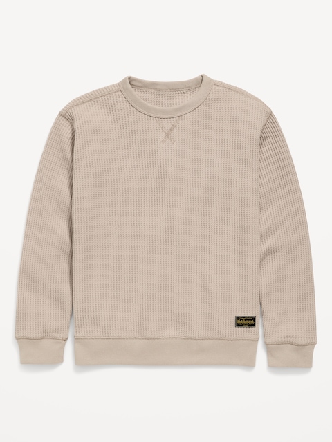 Long-Sleeve Thermal-Knit T-Shirt for Boys - Down The Shore