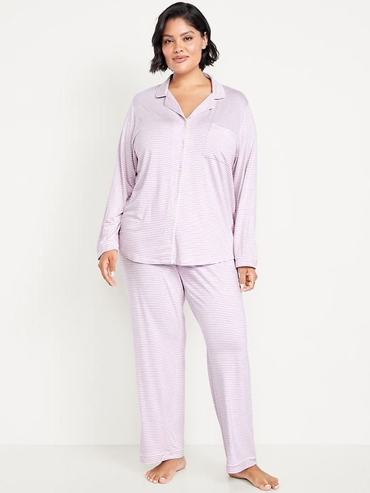 Image number 7 showing, Knit Pajama Pant Set