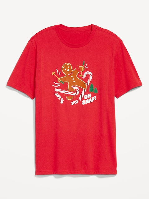 Holiday Graphic T-Shirt for Men - Holiday Stripes
