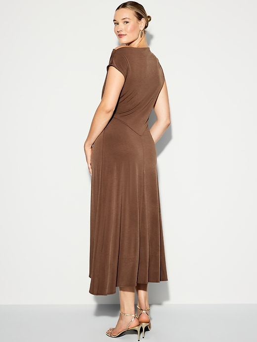 Image number 8 showing, The Occasion by Old Navy Twist-Front Jersey Midi Dress