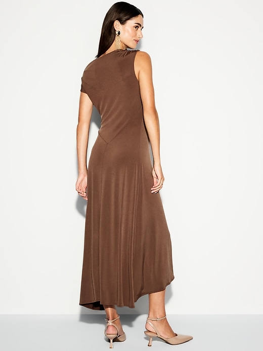 Image number 2 showing, The Occasion by Old Navy Twist-Front Jersey Midi Dress