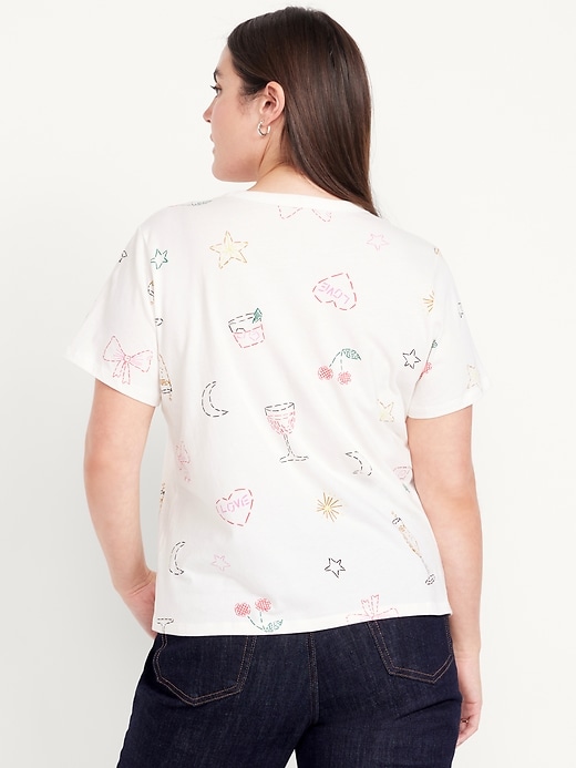 Image number 6 showing, EveryWear Crew-Neck Printed T-Shirt