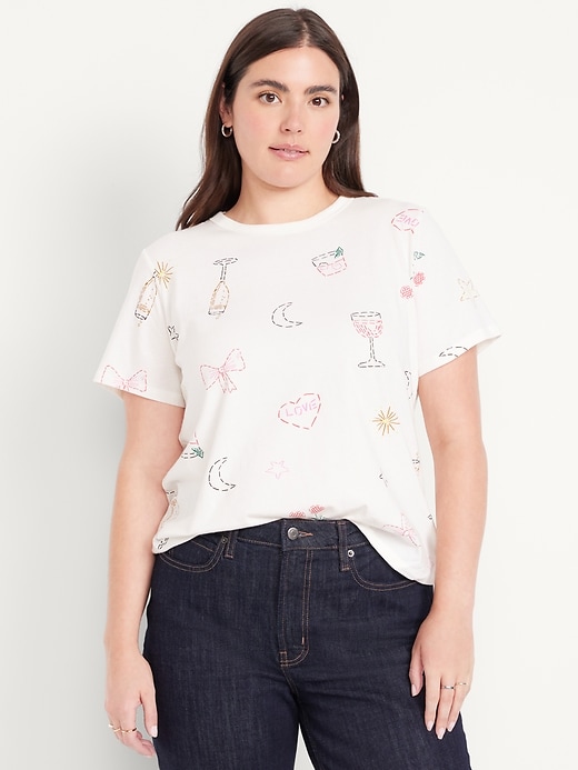 Image number 5 showing, EveryWear Crew-Neck Printed T-Shirt