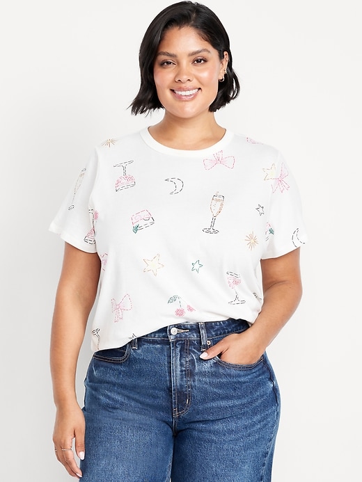 Image number 7 showing, EveryWear Crew-Neck Printed T-Shirt