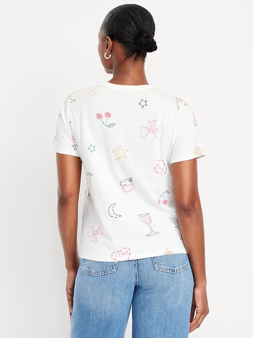 Image number 2 showing, EveryWear Crew-Neck Printed T-Shirt
