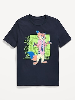 Disney© Zootopia Gender-Neutral Graphic T-Shirt for Kids