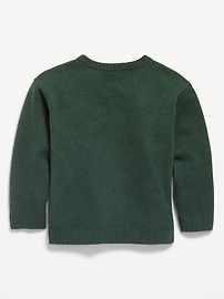 Image number 3 showing, SoSoft Oversized Holiday Graphic Sweater for Toddler Boys