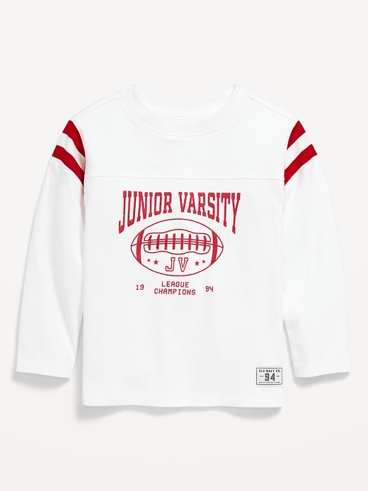 Image number 2 showing, Oversized Football Graphic T-Shirt for Toddler Boys