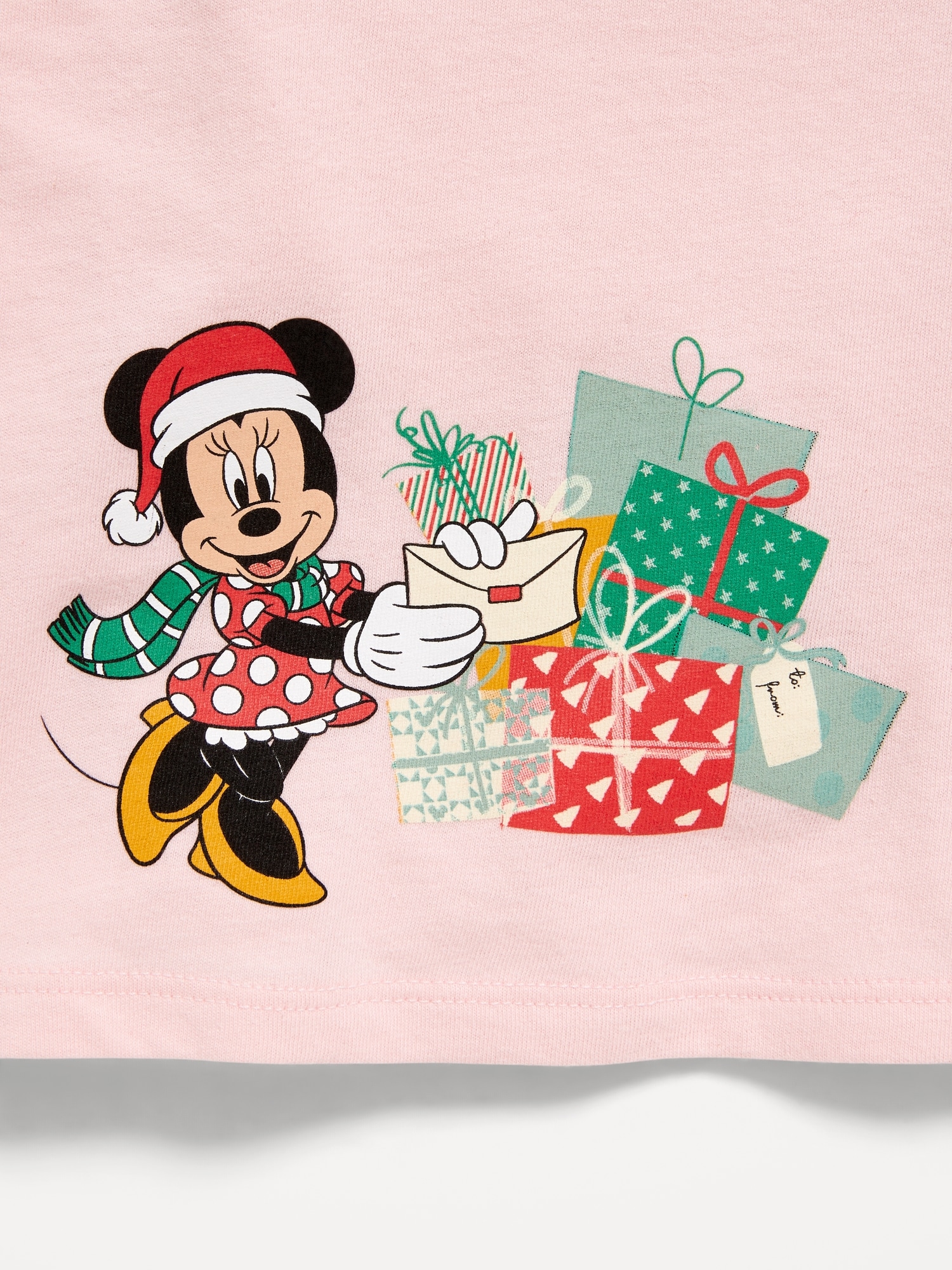 Disney© Minnie Holiday Graphic T-Shirt for Toddler Girls
