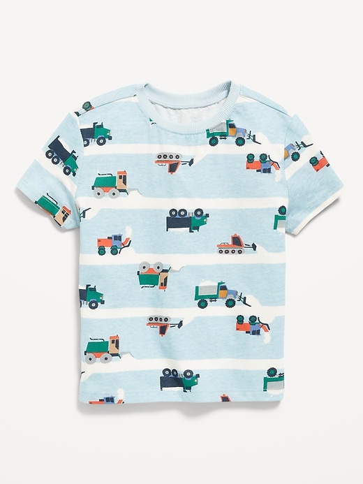 Image number 1 showing, Printed Short-Sleeve T-Shirt for Toddler Boys