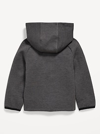 Image number 3 showing, Oversized Dynamic Fleece Zip-Front Hoodie for Toddler Boys