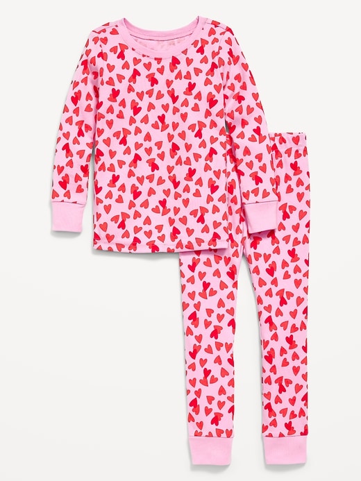 Image number 1 showing, Printed Snug-Fit Pajama Set for Toddler & Baby