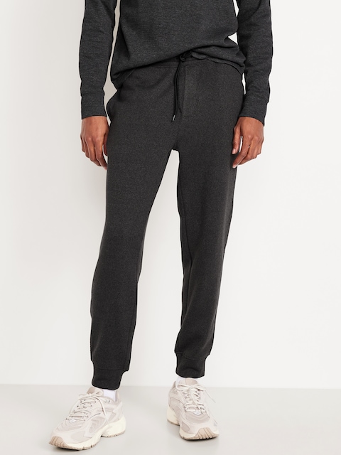 Fleece-Knit Joggers - Black Jack