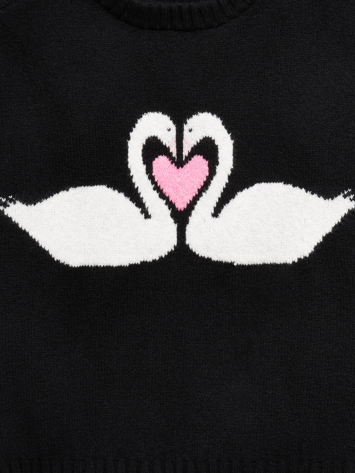 Oversized Valentine's Day Graphic Sweater for Girls