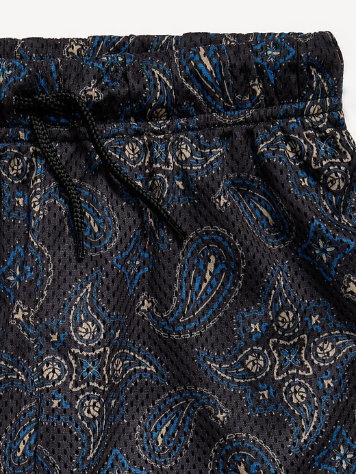 Image number 5 showing, Printed Mesh Basketball Shorts for Boys (At Knee)