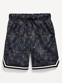 Image number 4 showing, Printed Mesh Basketball Shorts for Boys (At Knee)