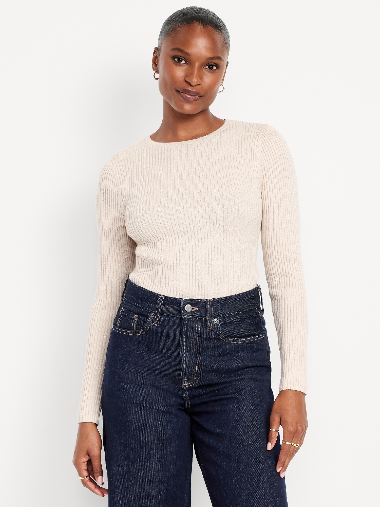 SoSoft Lite Crew-Neck Shine Sweater