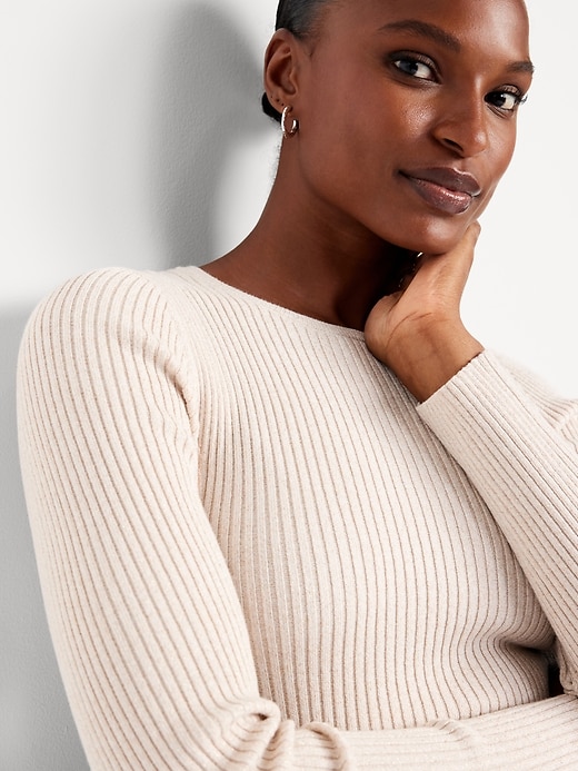Image number 3 showing, SoSoft Lite Crew-Neck Shine Sweater