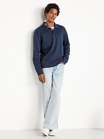 Image number 3 showing, Long-Sleeve French Rib Polo
