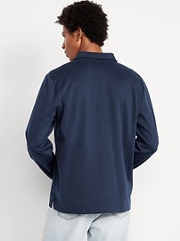 Image number 2 showing, Long-Sleeve French Rib Polo