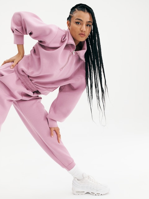 Bounce Fleece Half-Zip Pullover Sweatshirt - Dusk Bloom