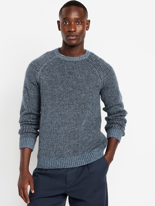 Image number 1 showing, Wool-Blend Crew-Neck Sweater