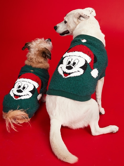 Image number 1 showing, Old Navy x Disney Mickey Mouse Cozy Sweater for Pets